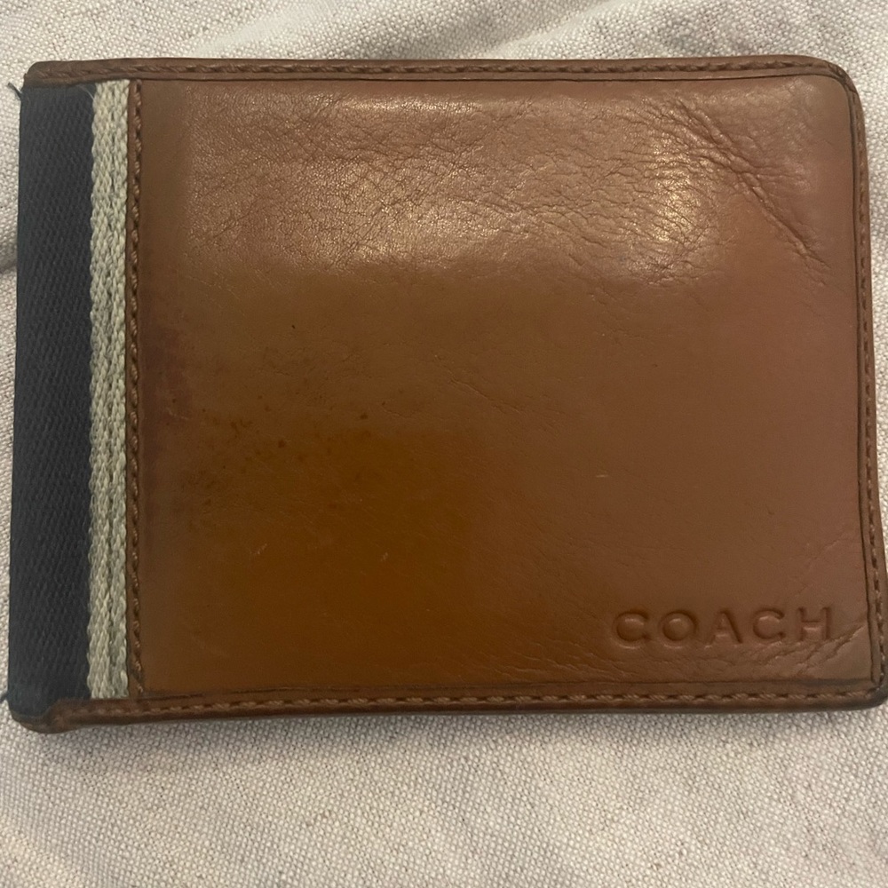 Men’s Coach leather wallet